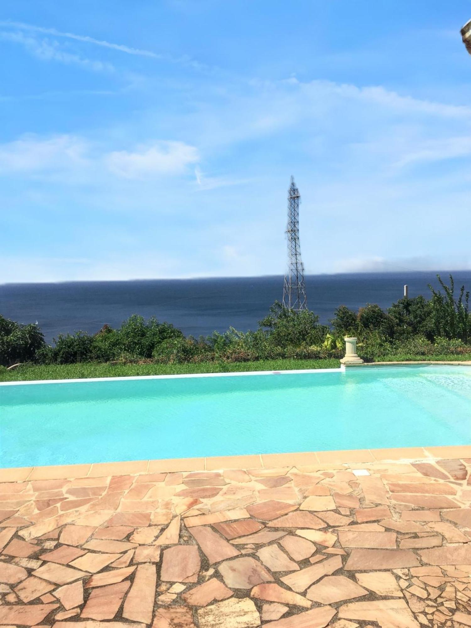 Villa Enchantee Avec Vue Sur Mer Et Piscine Au Carbet Le Carbet Ngoại thất bức ảnh